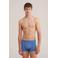 WE Fashion boxershorts met print - blauw/donkerblauw (set van 3)