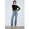 Mango slim fit jeans - mediumblauw