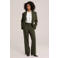WE Fashion regular waist loose fit pantalon - donkergroen