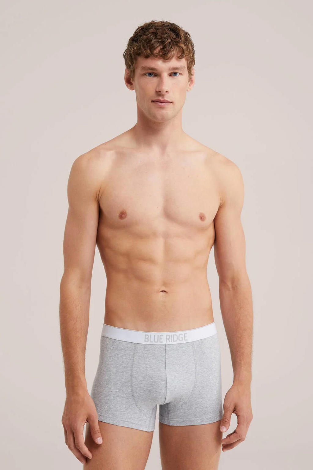 boxershort - grijs melange