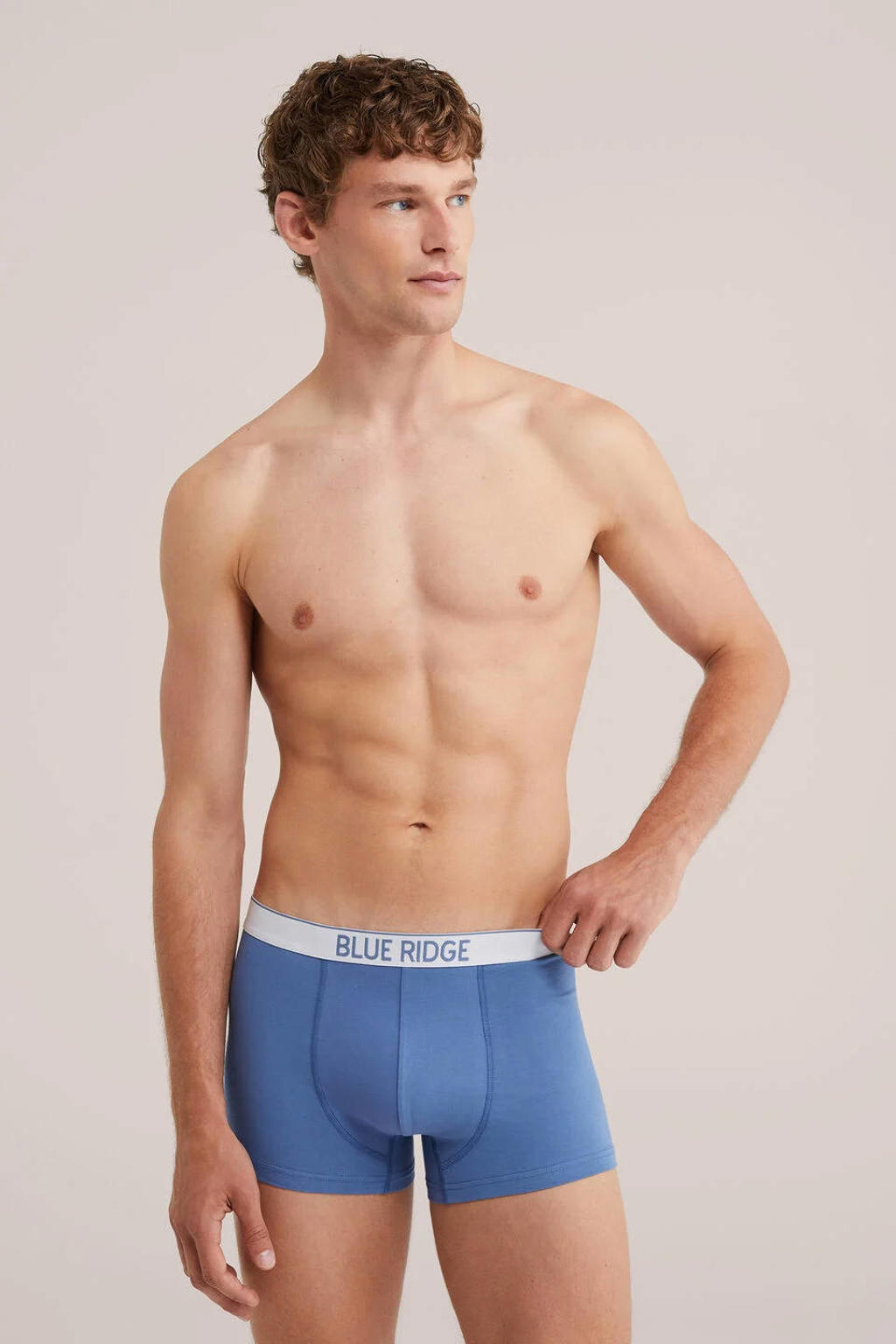 WE Fashion Blue Ridge boxershort - blauw