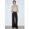 Mango wide leg jeans - bruin