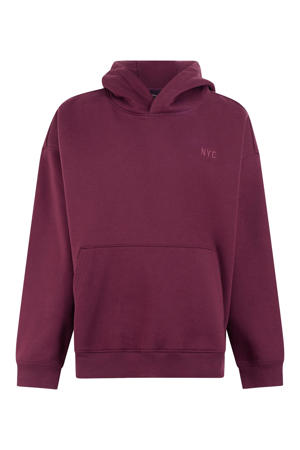 hoodie - donkerrood