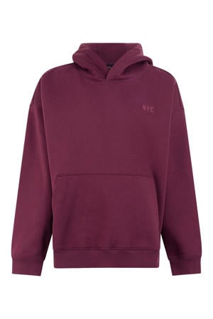 hoodie - donkerrood