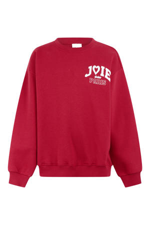 sweater met tekst - rood