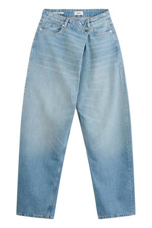 barrel jeans - mediumblauw