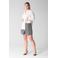 Shoeby skort met krijtstreep - grijs