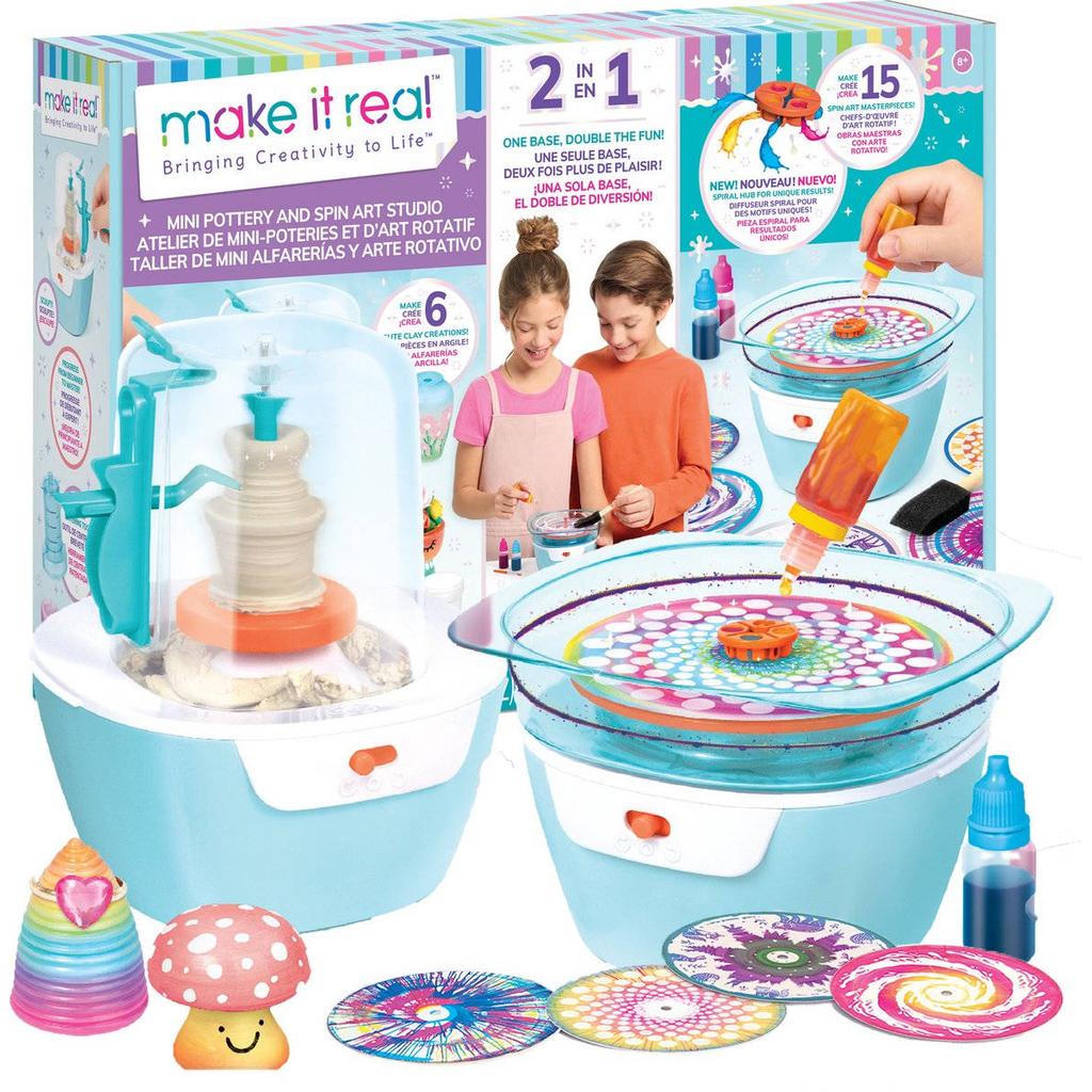 Make it Real Mini Pottery and Spin Art Studio