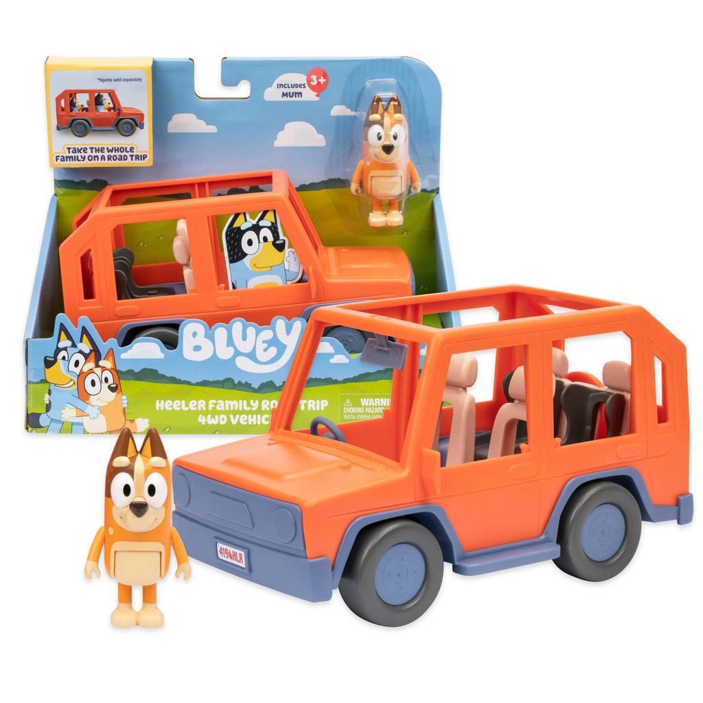 Moose Toys Bluey S11 Heeler Family Road Trip 4WD Vehicle