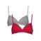 My Basic by After Eden voorgevormde katoenen bh zonder beugel (set van 2) - grijs/roze