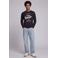 JJ REBEL regular fit longsleeve met print - zwart