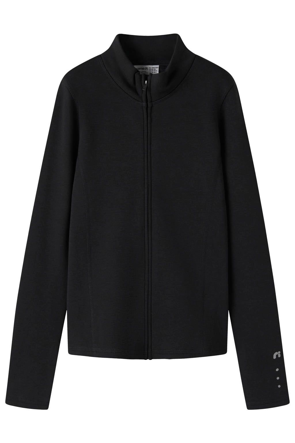 NAME IT KIDS trainingsjack - zwart