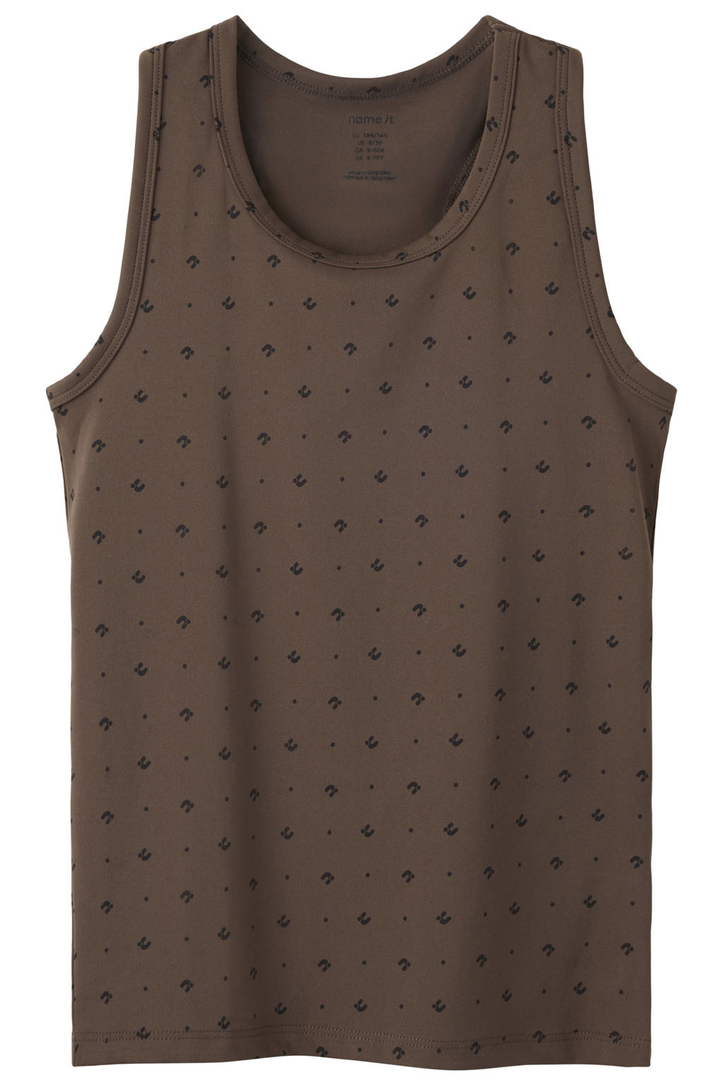 NAME IT KIDS sporttop - donkerbruin