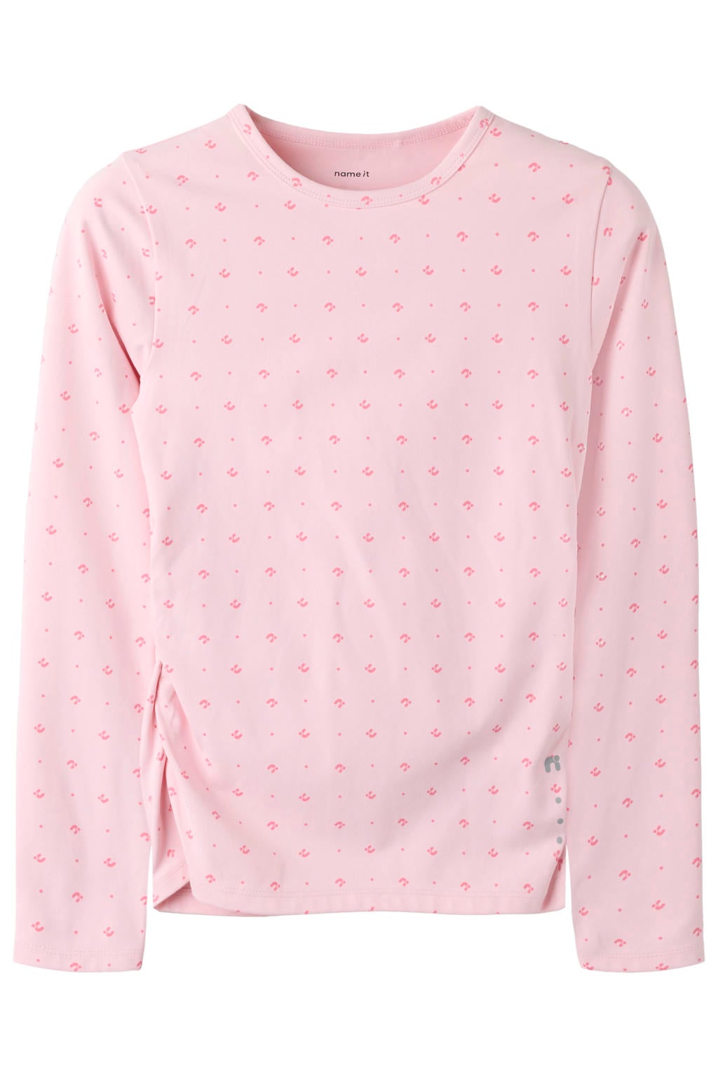 NAME IT KIDS sportshirt met lange mouwen - roze