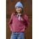 Z8 kids longsleeve Nika donkerrood/roze
