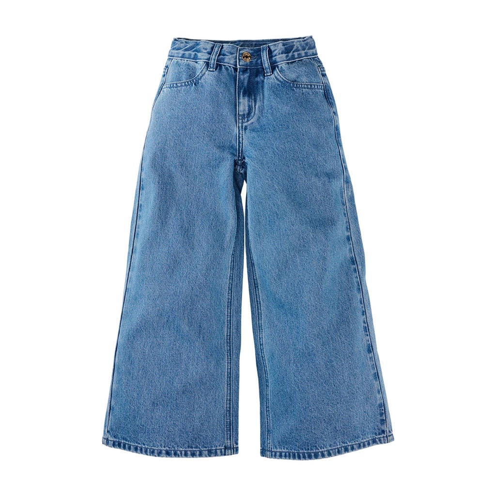 Z8 kids wide leg jeans Mosa Medium blue denim