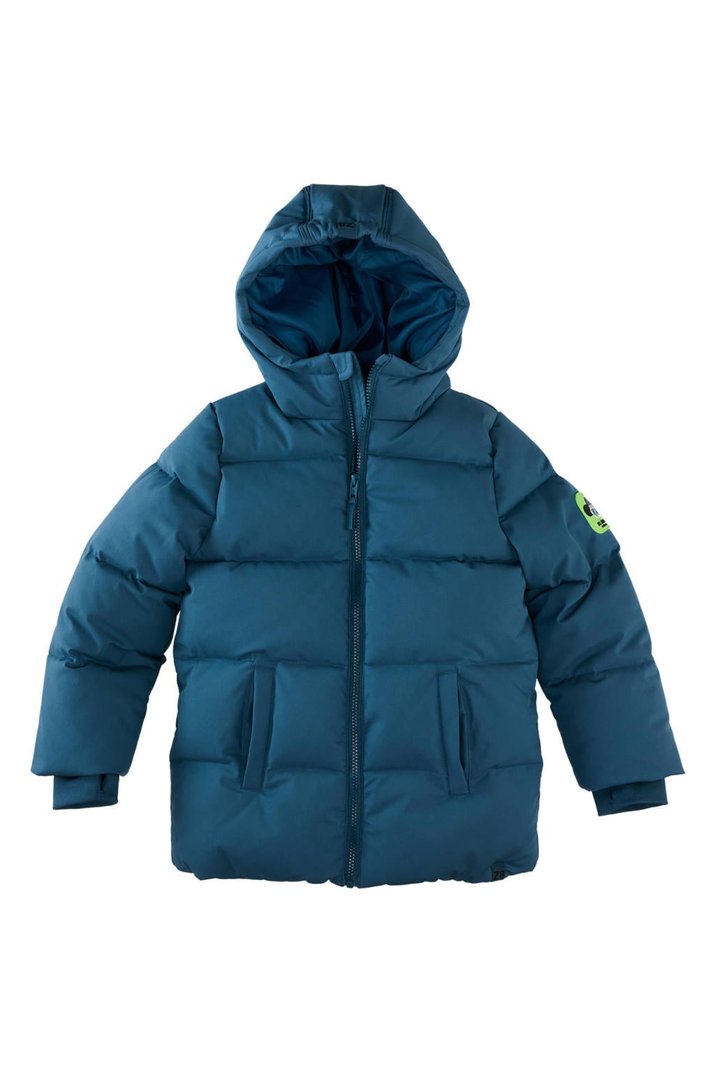 Z8 kids winterjas Chaz petrol blauw