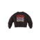 Z8 kids sweater met borduursels en print - donkerbruin