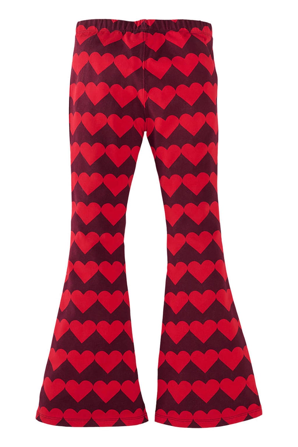 Z8 kids flared broek Esther donkerrood/rood