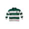 Z8 kids gestreepte sweater met tekst - groen/lichtgrijs