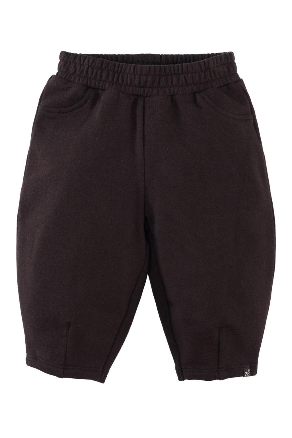 Z8 newborn katoenen babybroek - donkerbruin