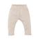 Z8 newborn katoenen babybroek met borduursels - zand