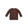 Z8 newborn longsleeve met panterprint - bruin
