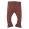 Z8 newborn legging met ruches - bruin