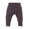 Z8 newborn katoenen gestreepte babybroek - donkerbruin/roze