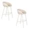 Zuiver Feston Barkrukken 75 cm Beige - Set van 2