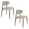 Housecraft Living Noor Eetkamerstoelen Bruin - Set van 2