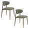 Housecraft Living Noor Eetkamerstoelen Groen - Set van 2