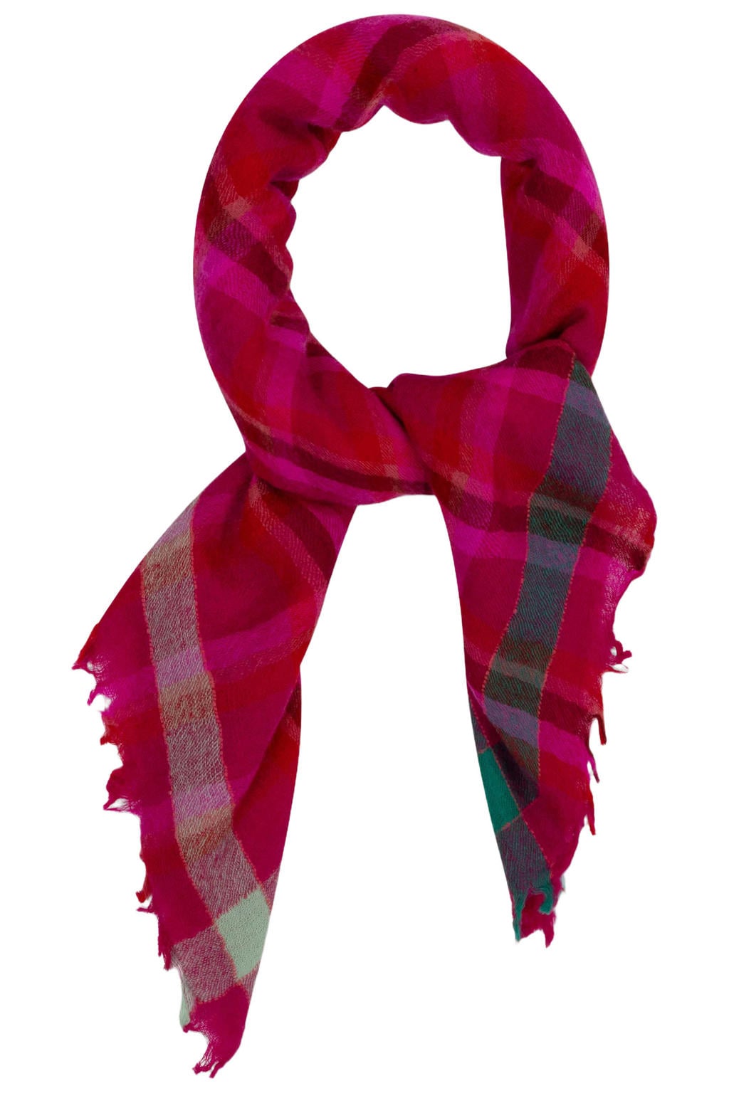 Oilily geruit sjaaltje Aelia roze