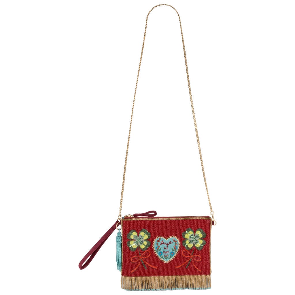 Oilily crossbody tas Forget Me Not bordeauxrood
