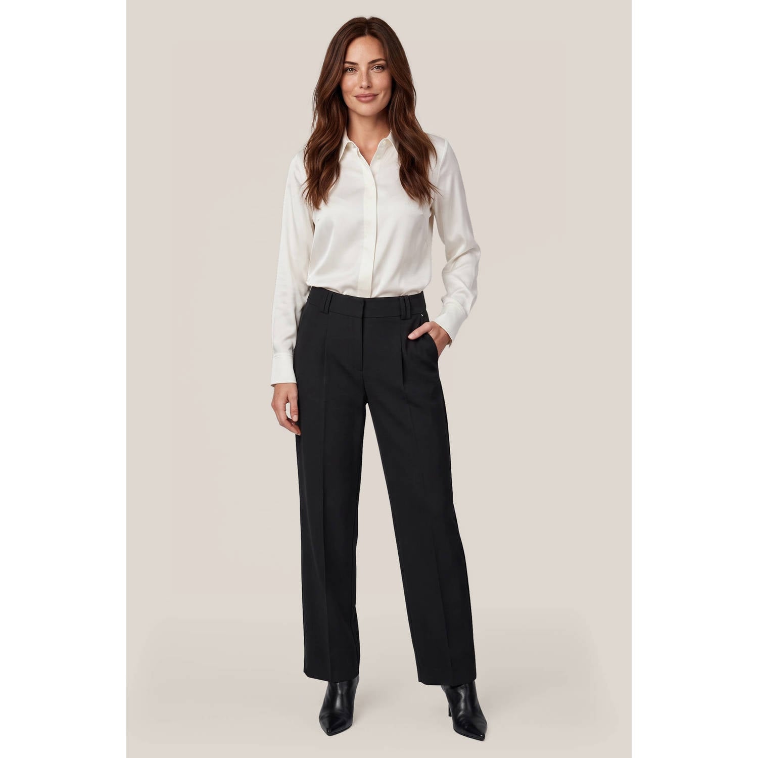 Mart Visser tapered broek zwart
