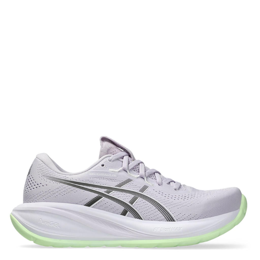 ASICS Gel-Cumulus 28 mesh hardloopschoenen - lila/geel