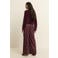 Expresso gebreid vest - donkerrood