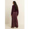 Expresso gebreide vest - donkerrood