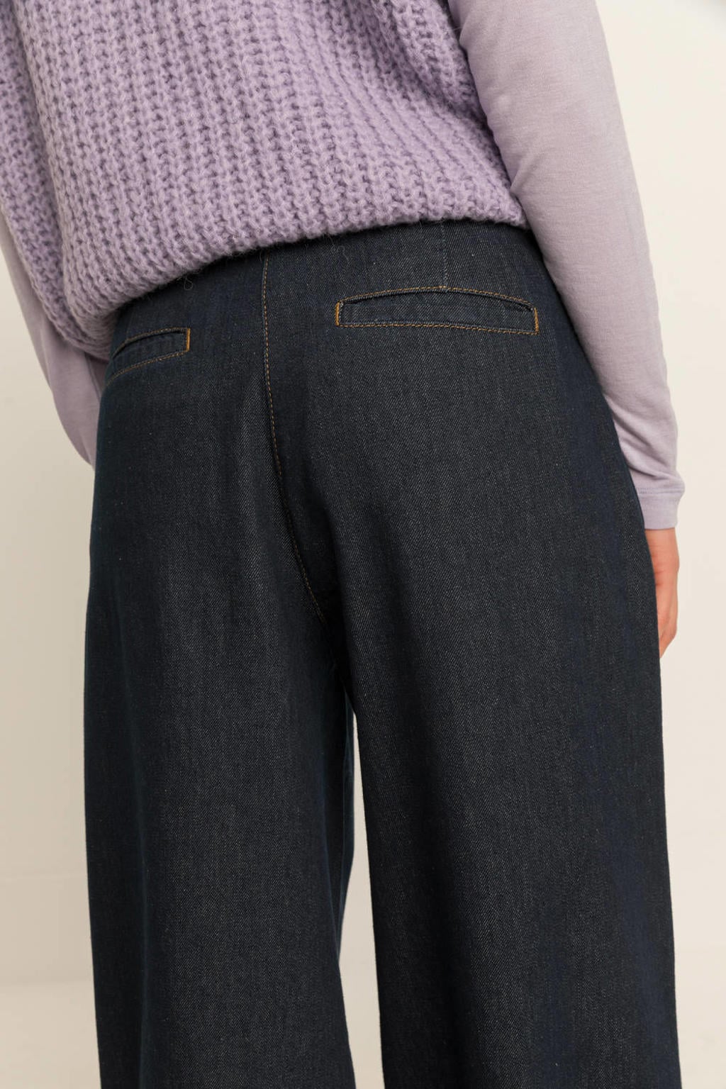 Expresso wide leg jeans - donkerblauw