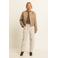 Expresso barrel jeans - beige