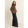 Expresso faux fur winterjas - bruin