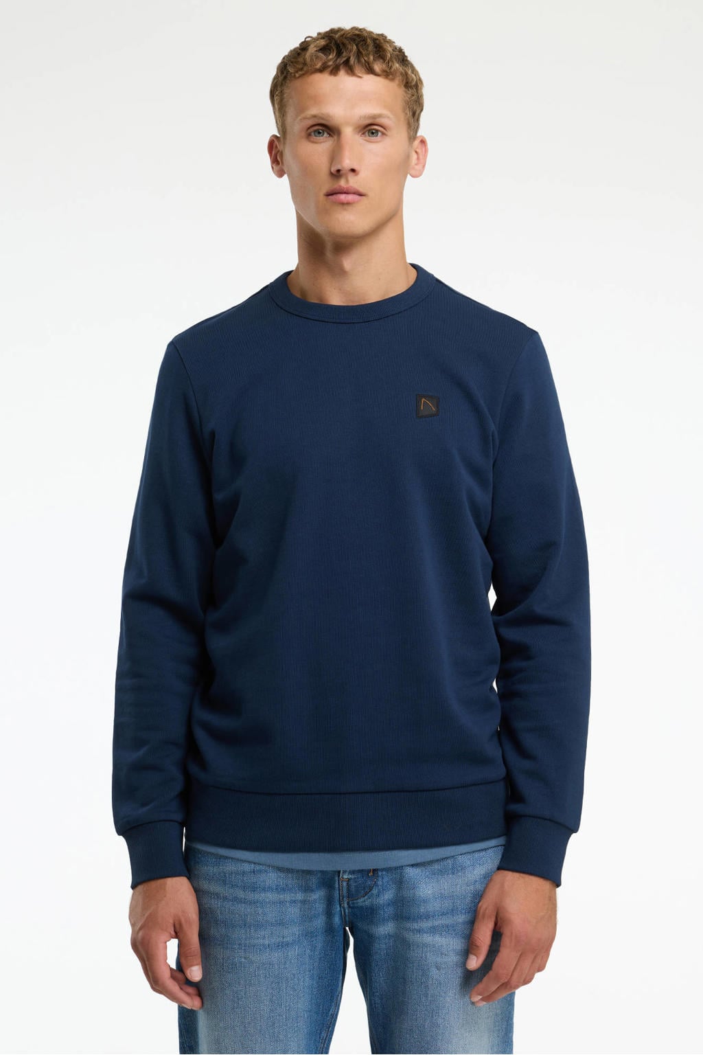 CHASIN' Toby regular fit sweater - dress blues