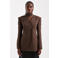 TOPSHOP getailleerde blazer - donkerbruin