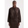 TOPSHOP jas met krijtstreep - donkerbruin
