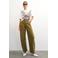 TOPSHOP Tsbarrel Khaki Jean Dnm barrel jeans - groen
