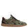 Poelman Skye leren sneakers met studs en print - groen
