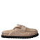 Nelson suède clogs - taupe