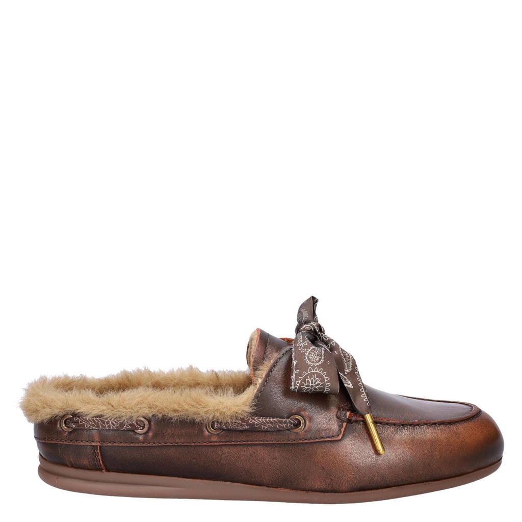 Nelson leren bootschoenen - bruin