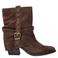 Nelson western suède cowboylaarzen - bruin