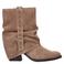 Nelson western suède cowboylaarzen - taupe